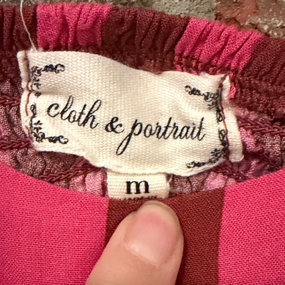 Striped Pink Maxi Dress - Picture 2 of 5